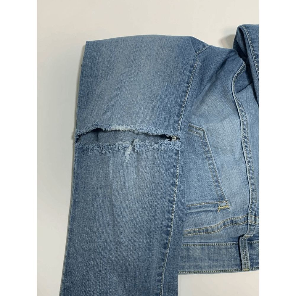 Old Navy Womens Denim Jeans Skinny Rockstar Distressed Blue Medium Wash Size 10R - Picture 10 of 10